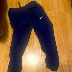 Navy blue Nike sweatpants